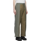 paria /FARZANEH Khaki Recycled Pleat Trousers