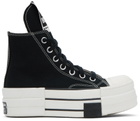 Rick Owens DRKSHDW Black Converse Edition TURBODRK Chuck 70 High Top Sneakers