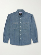 FrizmWORKS - Kuroki Cotton-Chambray Shirt - Blue