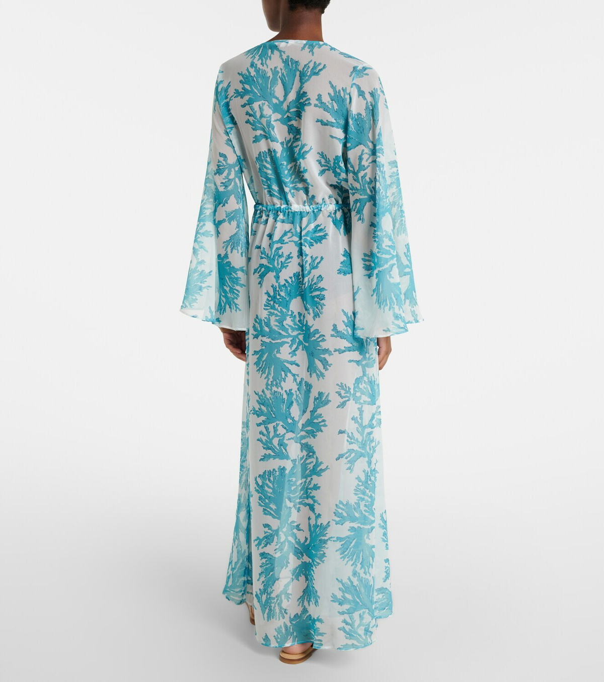 Alexandra Miro Chloe floral georgette kaftan