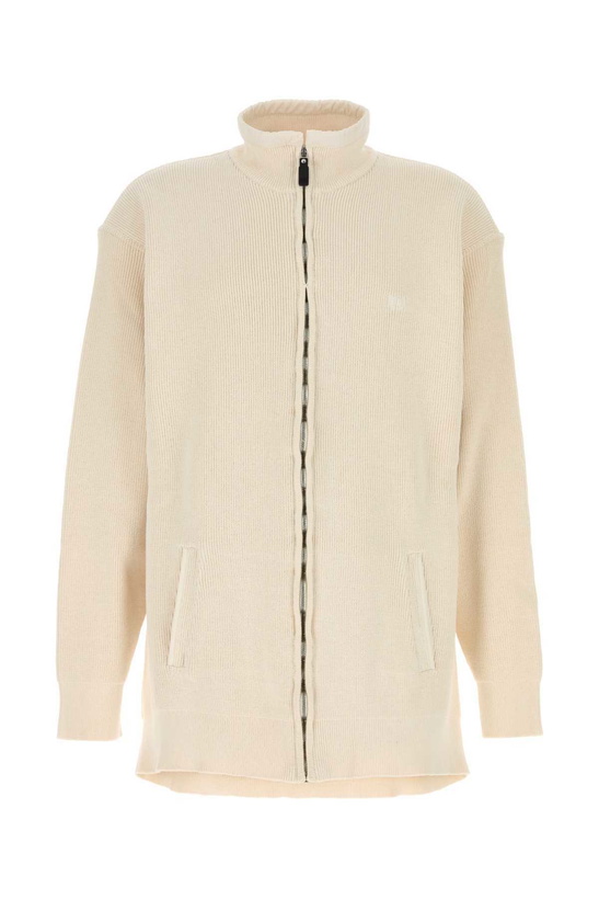 Photo: Balenciaga Cream Cotton And Polyester Sweater