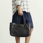 MARGESHERWOOD Women's Grandma  Bag - Large in Black Plain 