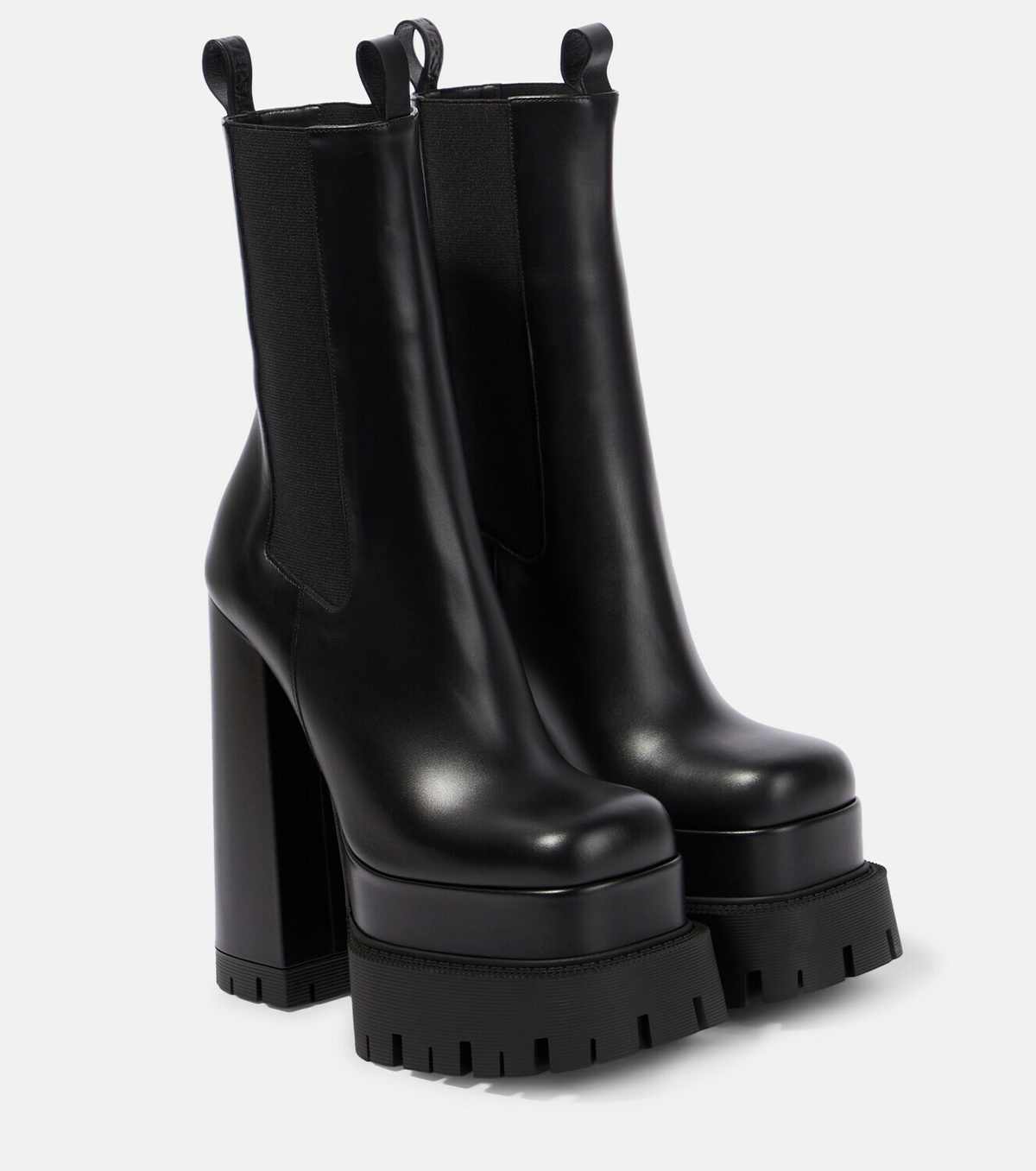 Versace - Aevitas platform leather ankle boots Versace