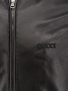 Gucci Jacket Black Mens Leather Jacket