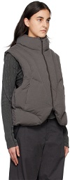 Hyein Seo Gray Padded Reversible Vest