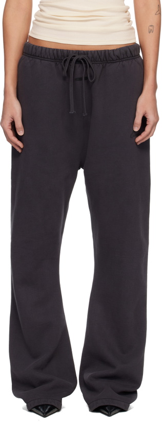 Photo: Fear of God ESSENTIALS Black Signature Classic Fit Flare Sweatpants