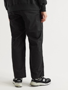 nanamica - Pleated Cotton-Blend Twill Trousers - Black