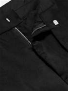 Needles - Straight-Leg Wool-Jacquard Suit Trousers - Black