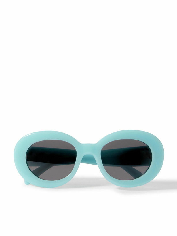 Photo: CELINE - Oval-Frame Acetate Sunglasses