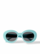 CELINE - Oval-Frame Acetate Sunglasses