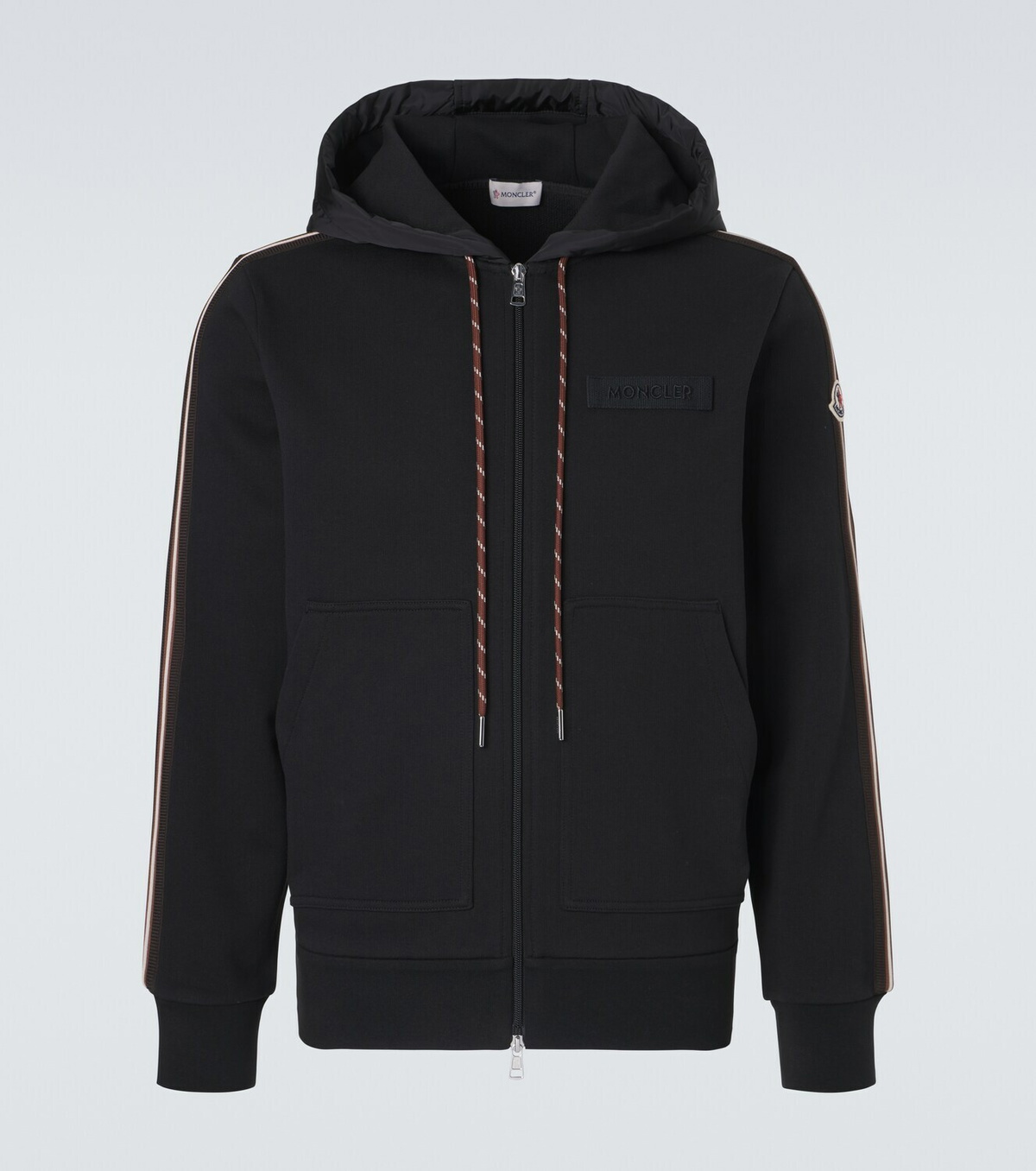 Moncler Cotton zip-up hoodie