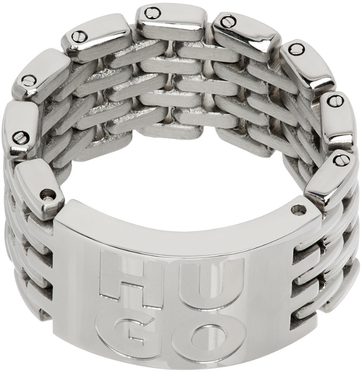 Photo: Hugo Silver E-Watch Ring