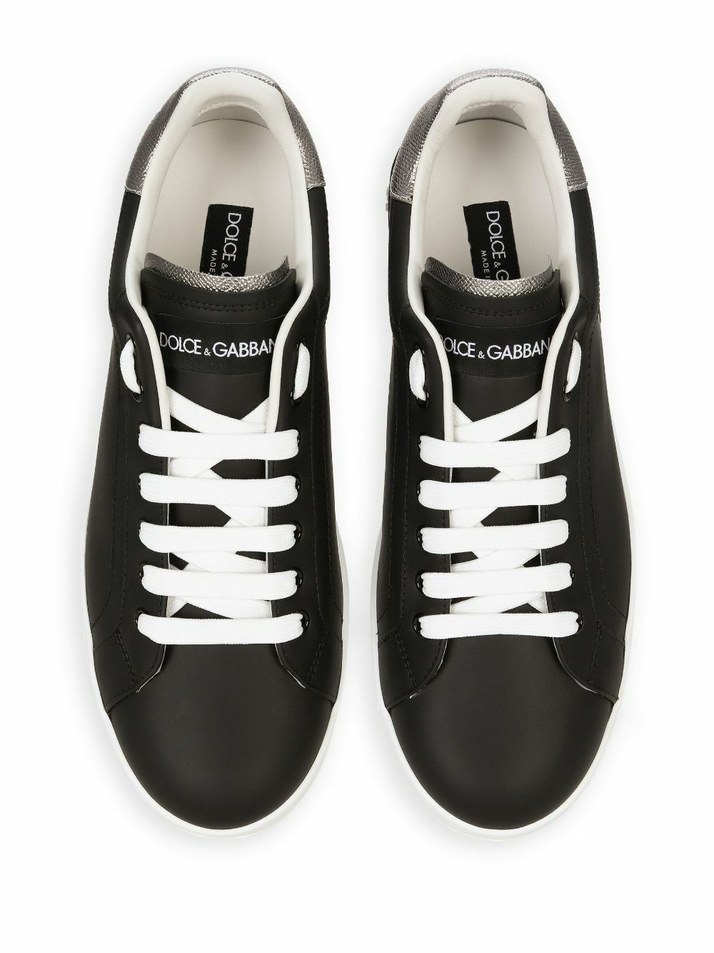 DOLCE & GABBANA - Portofino Leather Sneakers