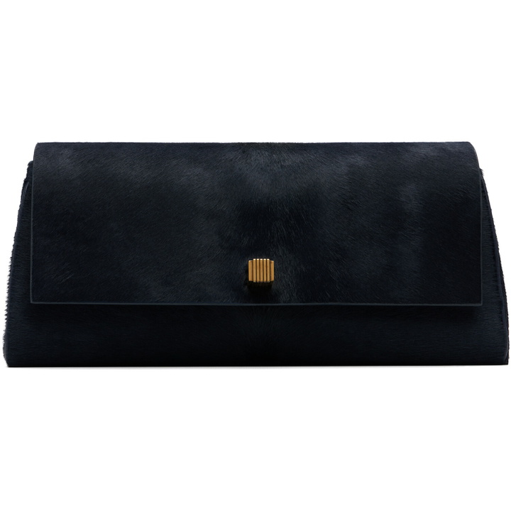 Photo: KHAITE Navy Audrey Clutch