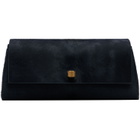 KHAITE Navy Audrey Clutch