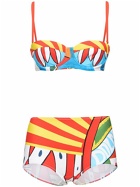 DOLCE & GABBANA Carretto Printed Jersey Bikini Set