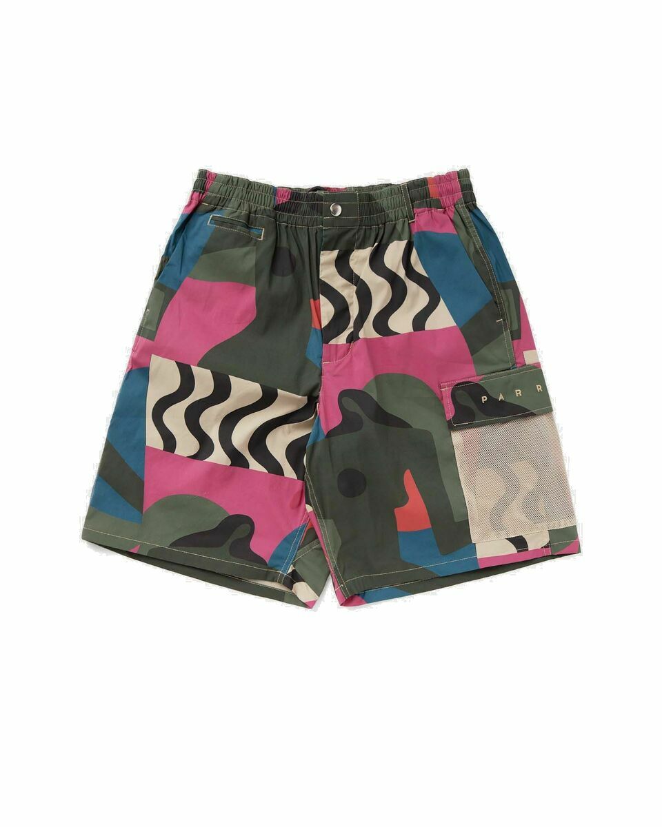 Photo: By Parra Distorted Camo Shorts Multi - Mens - Casual Shorts
