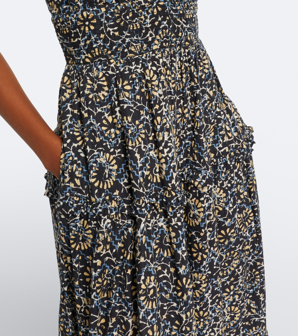 Ulla Johnson Ophelia printed cotton-blend midi dress