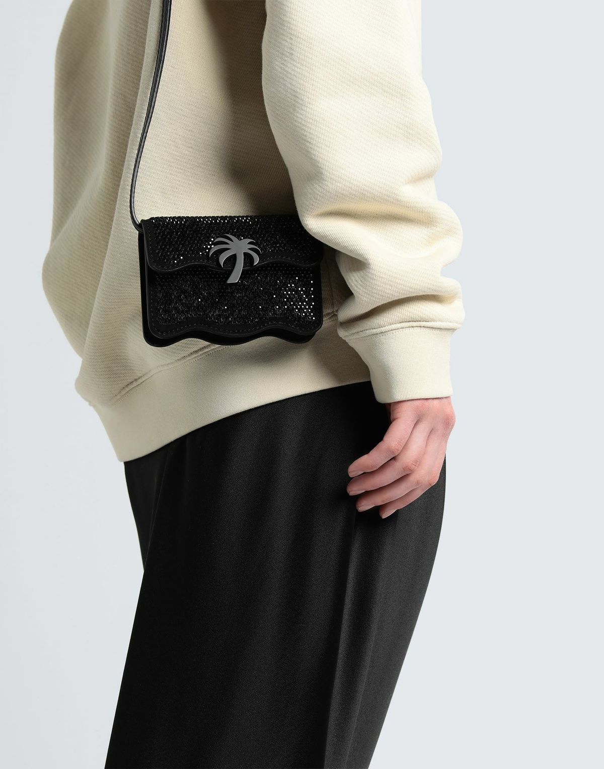 Palm Angels Womens Cross-body bag in Black