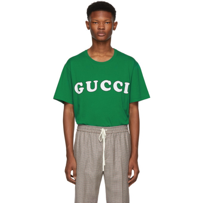 Photo: Gucci Green Logo T-Shirt