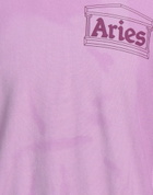 Aries Mens Sweatshirt Mauve