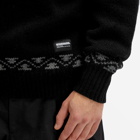 Neighborhood Men's Low Gauge Knitted Jumper in Black