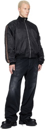 ALEXANDER DIGENOVA Black RL Bomber Jacket