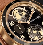 Montblanc - 1858 Geosphere Limited Edition Automatic 42mm Bronze and Leather Watch, Ref. No. 117840 - Brown