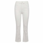 Mother White Cotton Denim Jeans