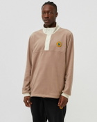 Adidas Wander Hour Snap Fleece Brown Half Zips