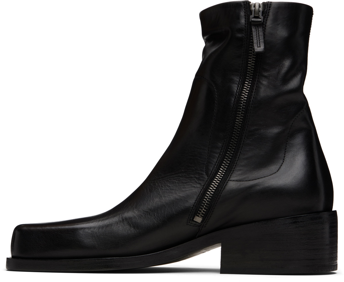 Marsèll Black Cassello Ankle Boots