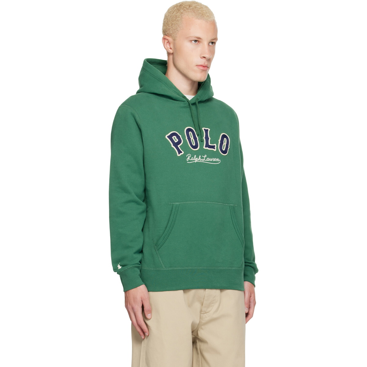 Polo Ralph Lauren Green Fleece Long Sleeve Hoodie