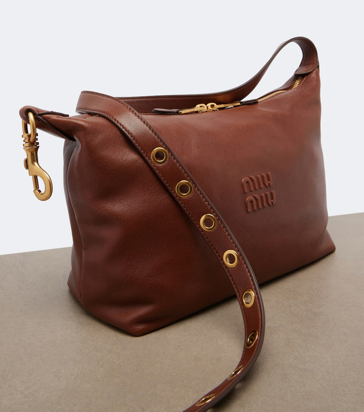Miu Miu Spirit leather shoulder bag