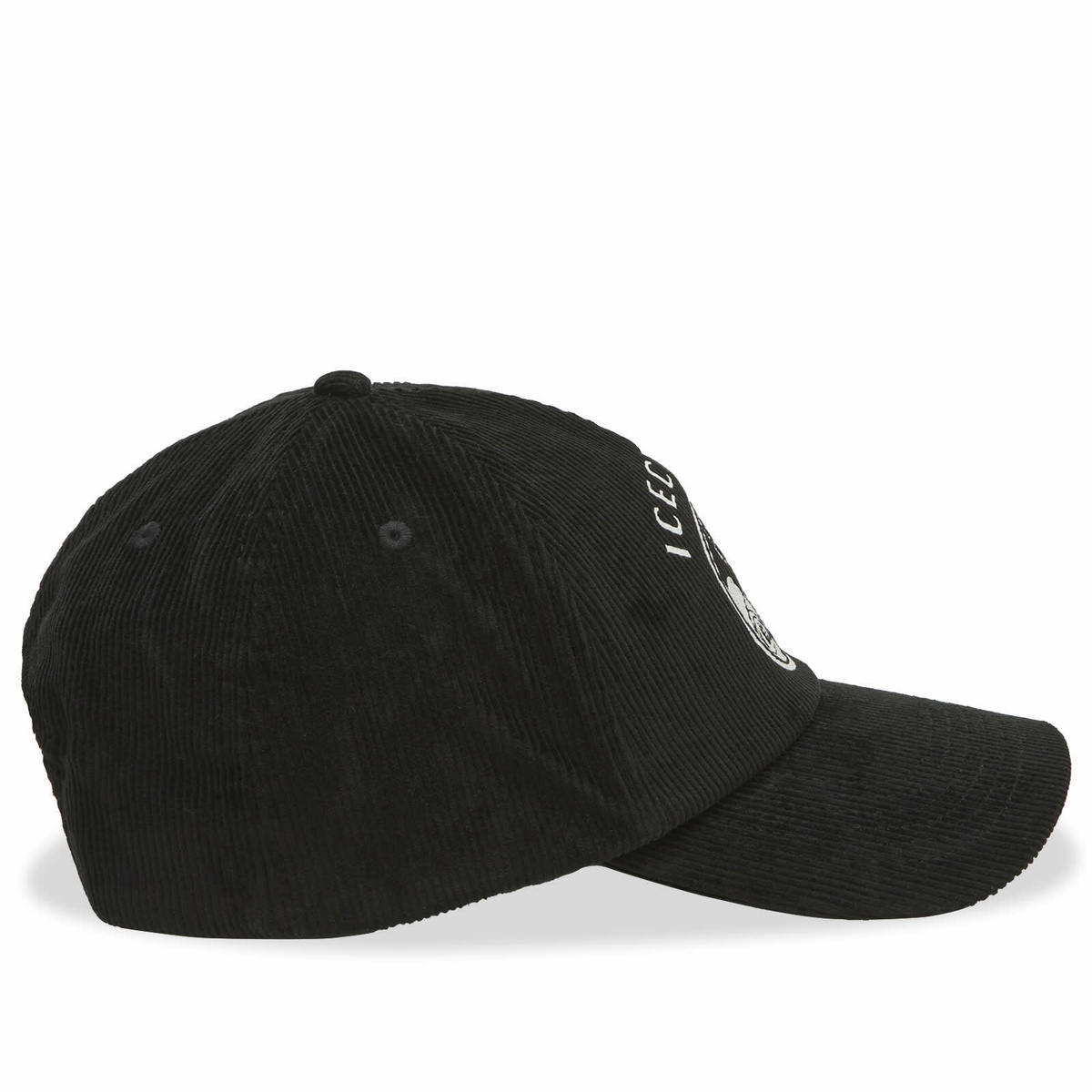 ICECREAM Men's Waitress Corduroy Trucker Cap in Black 