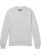 A-COLD-WALL* - Logo-Embroidered Cotton-Jersey Sweatshirt - Gray