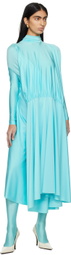 Marie Adam-Leenaerdt Blue Table Cover Maxi Dress