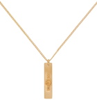 Maison Margiela Yellow Logo Necklace