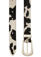Second Layer Cow-print Pony-hair Belt Multicoloured 1