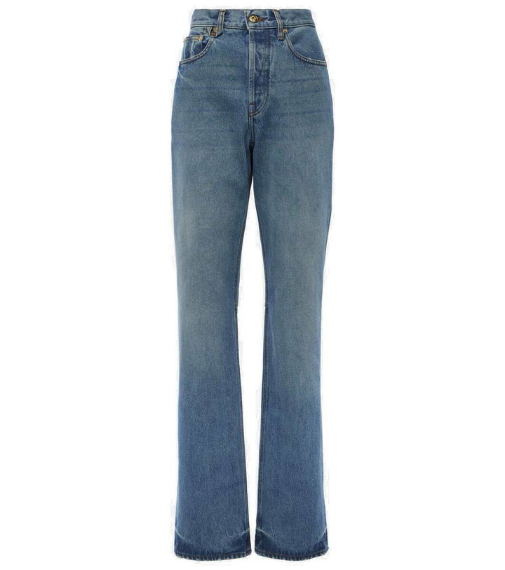 Photo: Jacquemus Le De-Nîmes Droit high-rise straight jeans