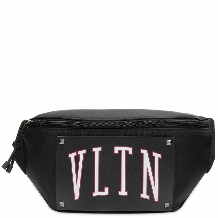 Photo: Valentino Men's VLTN Varsity Waist Bag in Black/Multi
