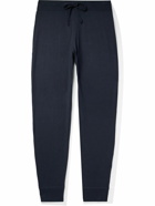 Håndværk - Tapered Cotton-Jersey Pyjama Trousers - Blue