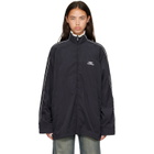 Balenciaga Black Fluid Peachy Track Jacket