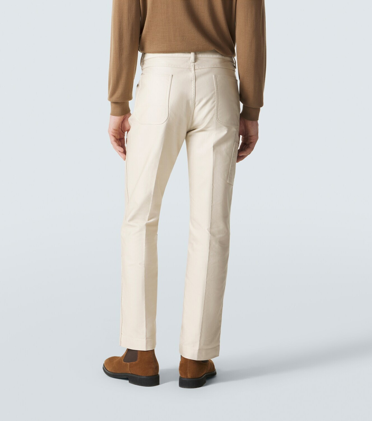 Tom Ford Cotton satin straight pants