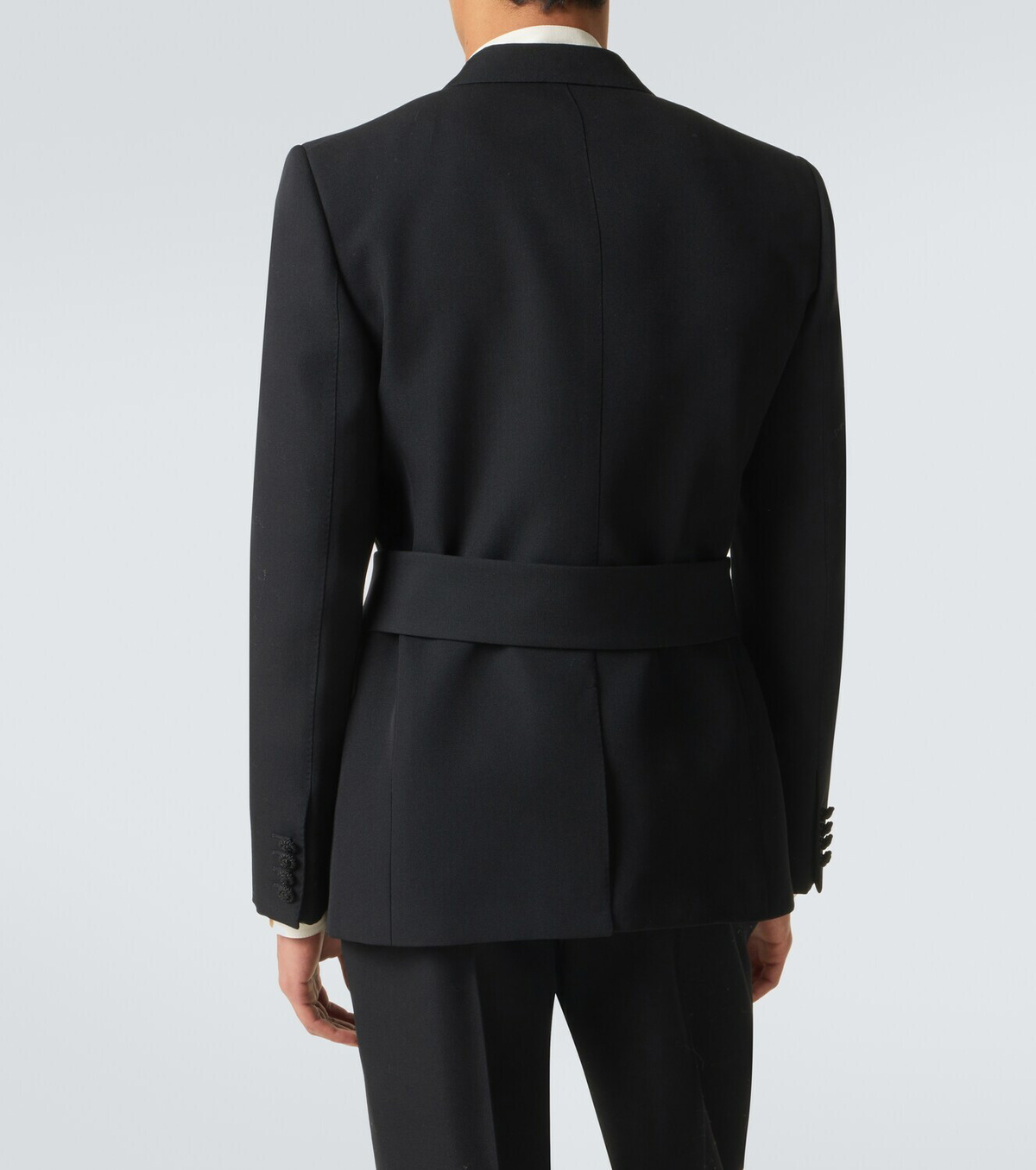 Valentino Belted virgin wool blazer