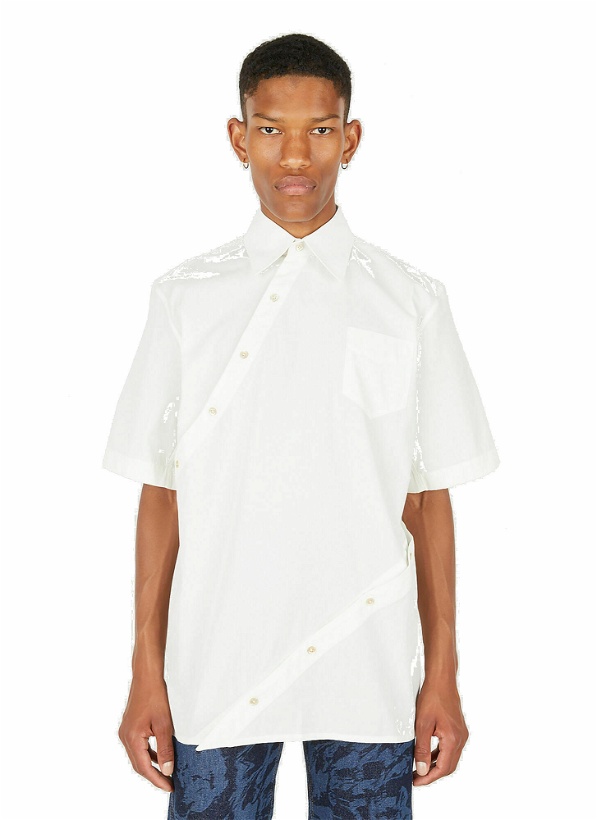 Photo: Break Short Sleeve Shirt in White