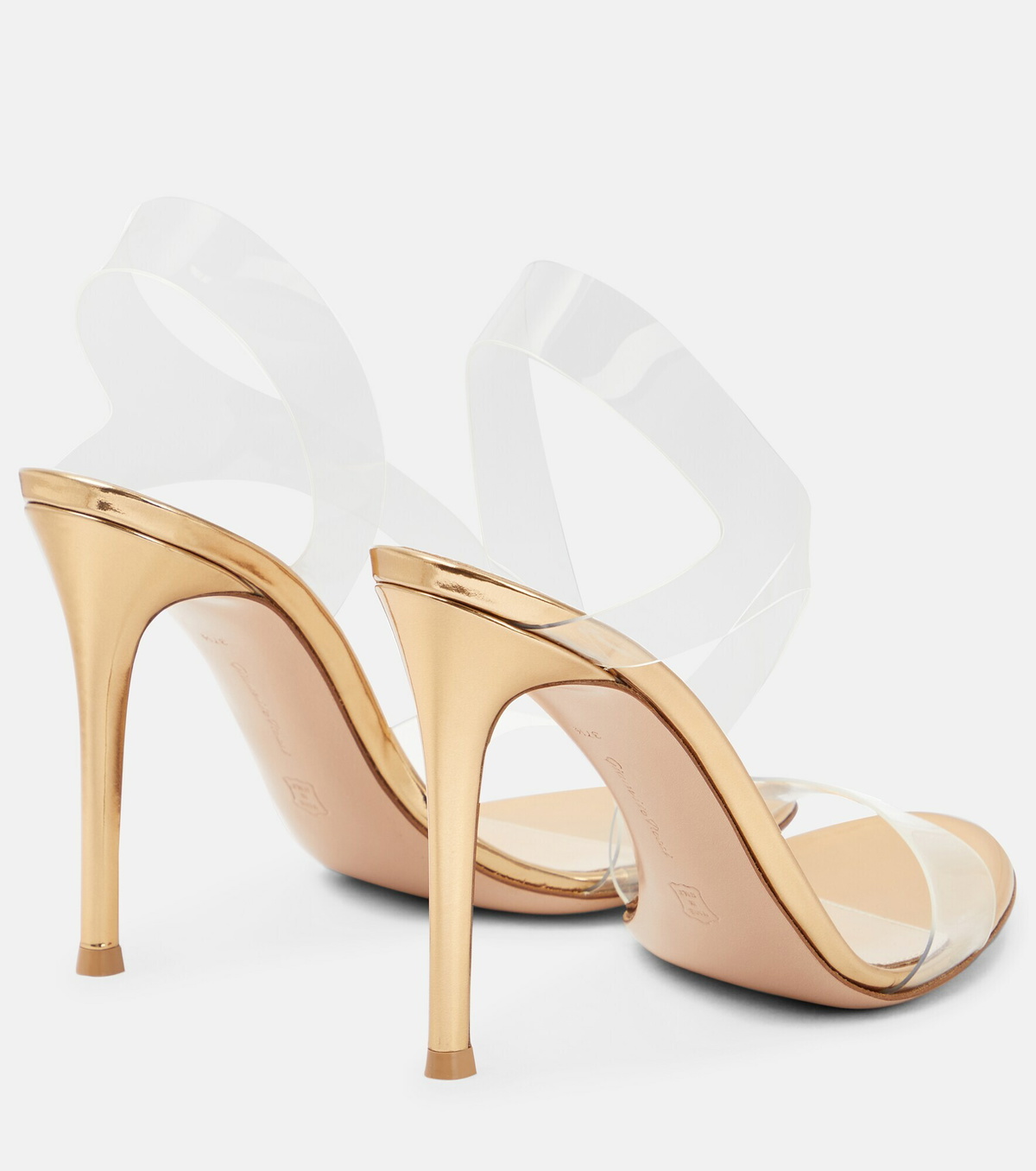 Gianvito Rossi - Metropolis 105 PVC slingback sandals Gianvito Rossi