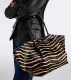 DeMellier New York Medium calf hair tote bag