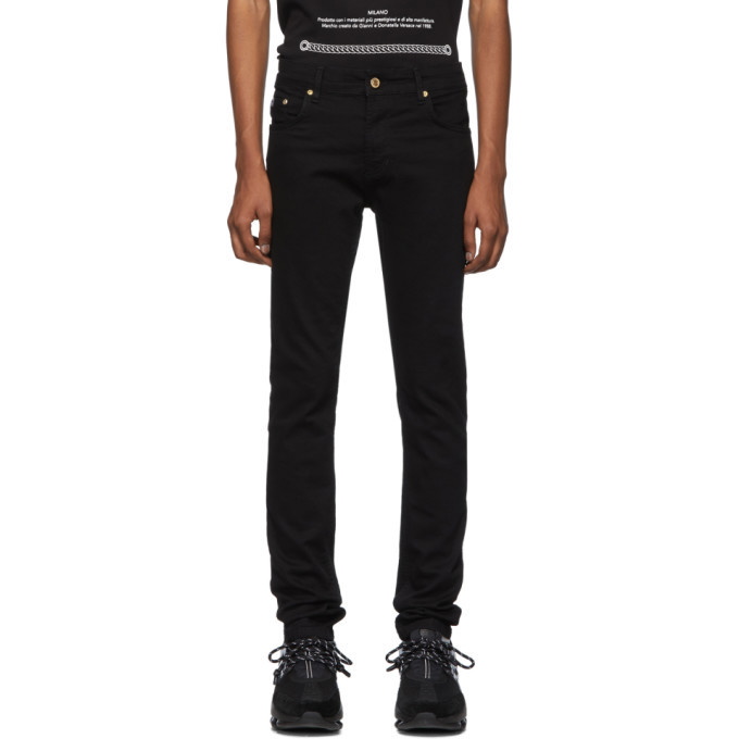 Photo: Versace Jeans Couture Black Skinny Fit Jeans