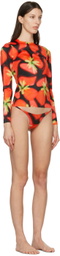 Louisa Ballou Black & Red Surfer's Paradise Bikini