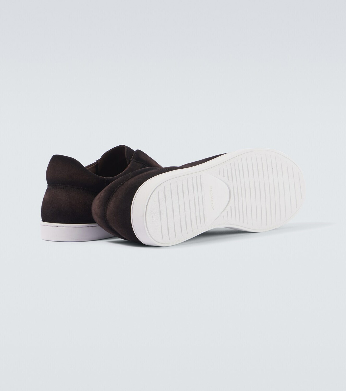Magnanni Open suede sneakers